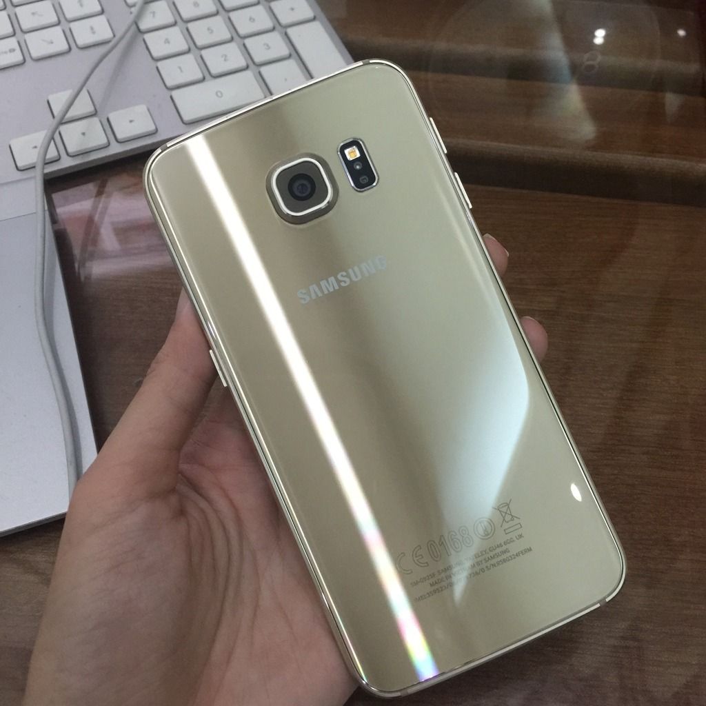 Samsung Galaxy S6 Edge màu gold bảo hành FPT giá tốt - 1