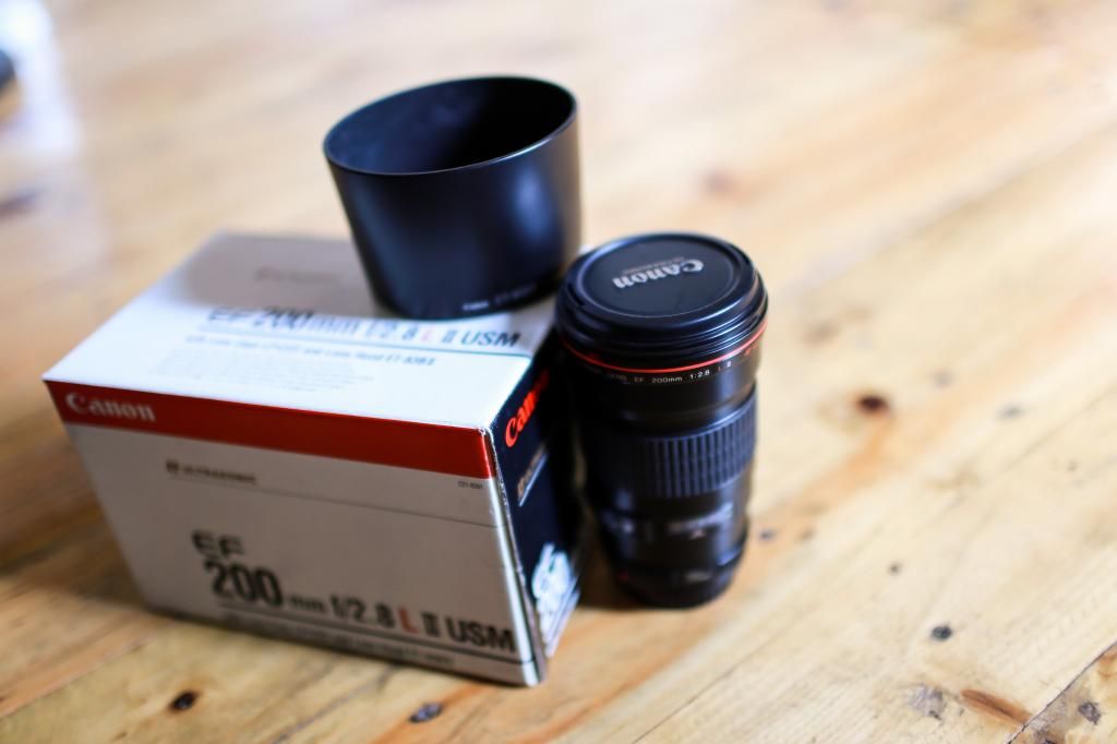 lens EF 200f2.8 mark II ...lens sưu tầm xách tay JAPAN..