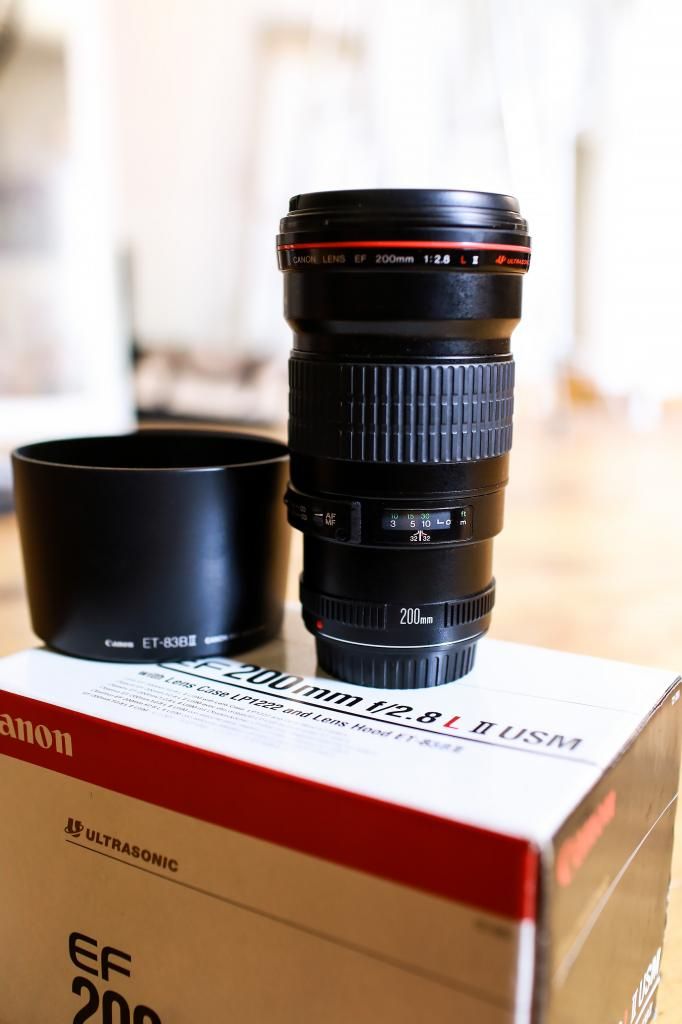 lens EF 200f2.8 mark II ...lens sưu tầm xách tay JAPAN.. - 1