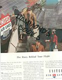 Image for Ad for United Air Lines the STORY BEHIND YOUR FLIGHT