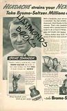 Image for Ad for Bromo-Seltzer with Gene Sarazen, Championship Golfer