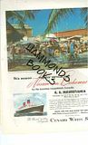 Image for Ad for Cunard White Star S. S. MAURETANIA Nassau in the Bahamas