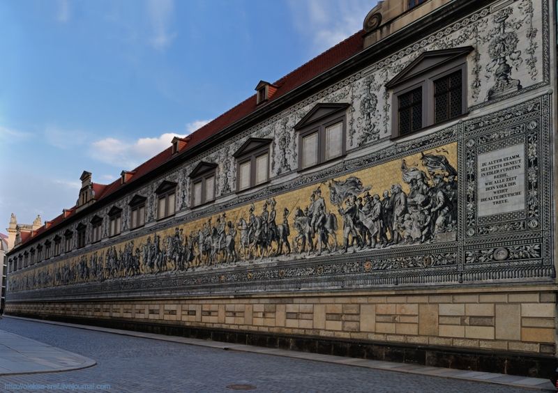 Натисніть для більшого зображення Dresden. Fürstenzug