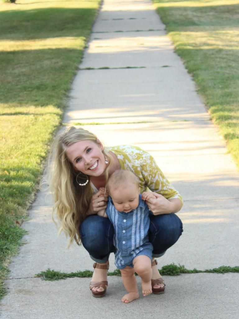 walking with mom