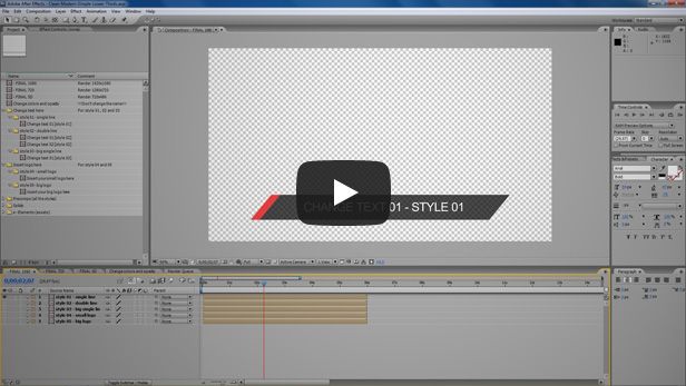 clean modern simple lower thirds video tutorial