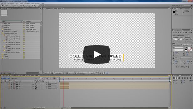 modern lower thirds after effects tutorial
