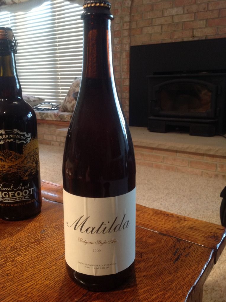 I thought Goose Island's 750 ml bottles looked pretty good to me; here's an '09 Matilda