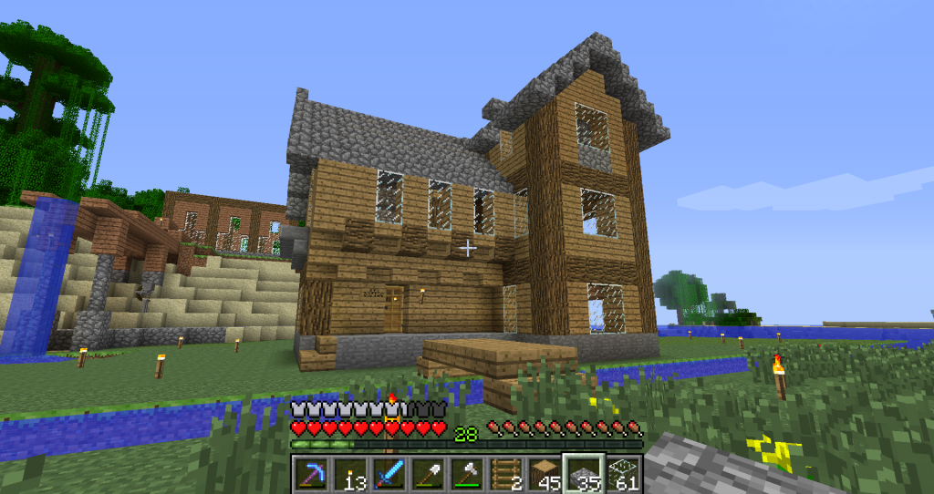 Any Simple Yet Awesome House Designs Survival Mode Minecraft