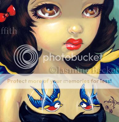 Fairy Face 105 Jasmine Becket Griffith SIGNED 6x6 PRINT  