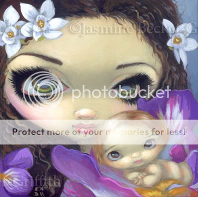 Fairy Face 160 Jasmine Becket Griffith SIGNED 6x6 PRINT  