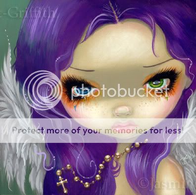 Fairy Face 162 Jasmine Becket Griffith SIGNED 6x6 PRINT  