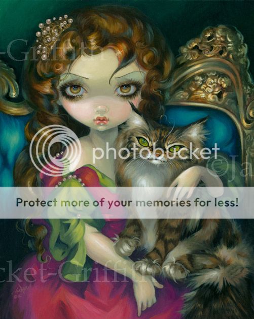 Jasmine Becket Griffith Art Big Print Signed Goth Princess with A