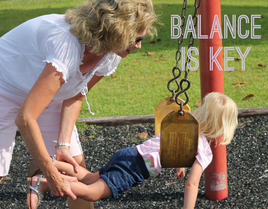 balance in parenting is key