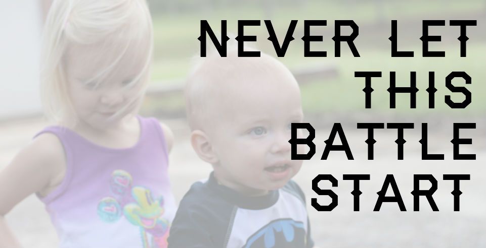 Never let this battle start | Pick your battles