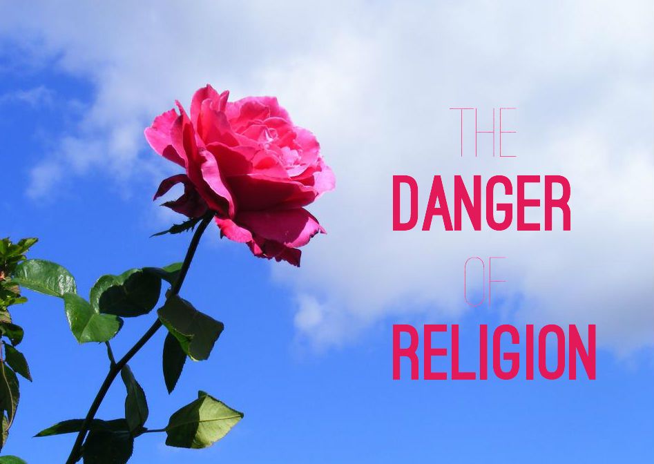 pink flower danger of religion